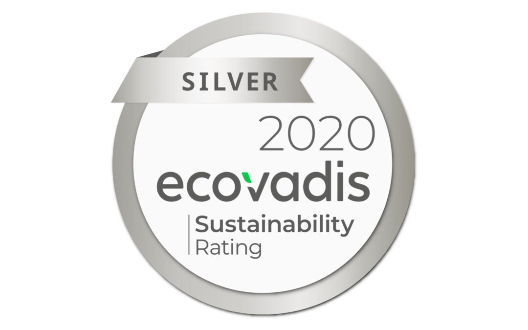 Médaille Silver EcoVadis : le fruit des efforts de tous nos collaborateurs !