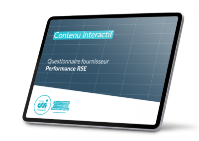 Questionnaire fournisseur – Performance RSE