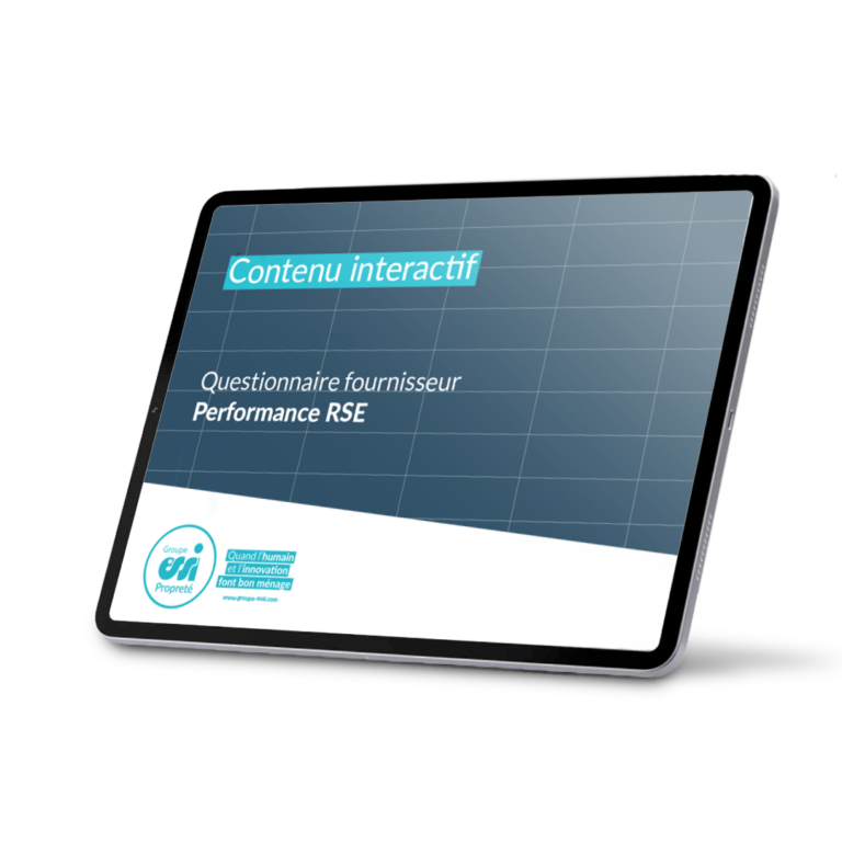 Questionnaire fournisseur – Performance RSE